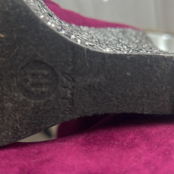 MICHAEL ANTONIO ULTRASUEDE BURGUNDY WEDGE PLATFORM BOOTIES SIZE 8 PURPLE - Picture 10 of 13